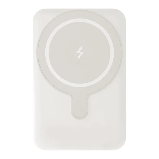 Аккумулятор внешний VLP Magsafe PowerBank 5000 mAh, 3A, USB-C Белый