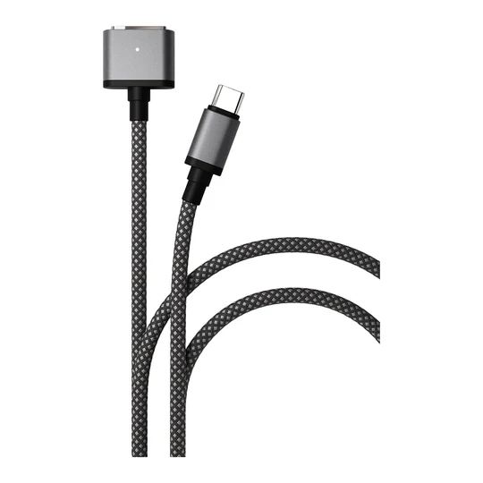 Дата-кабель VLP Nylon Cable USB C - MagSafe, 2.0м Серый космос