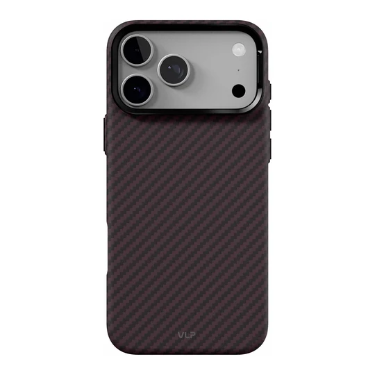 Чехол VLP LITE Grid Case с MagSafe для iPhone 18 Pro Max Темно-вишневый