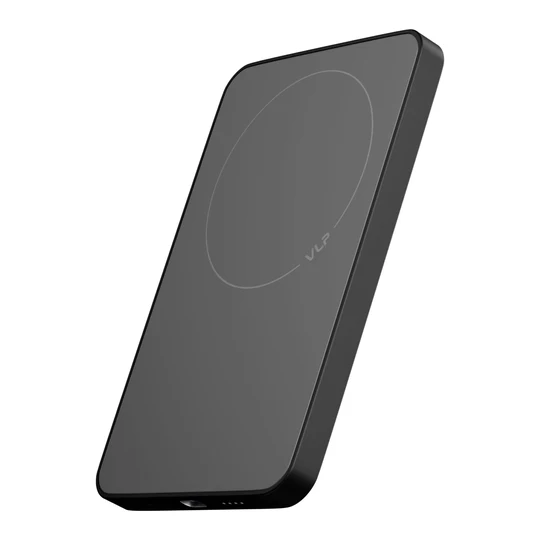Аккумулятор внешний VLP Diamond Energy MagSafe, Qi2, 5000 mAh, USB-C Чёрный титан