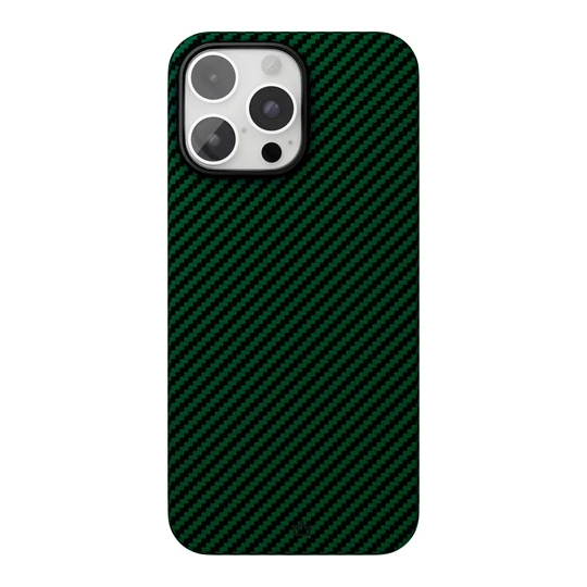 Чехол VLP Kevlar Case с MagSafe для iPhone 16 Pro Max Зелёный