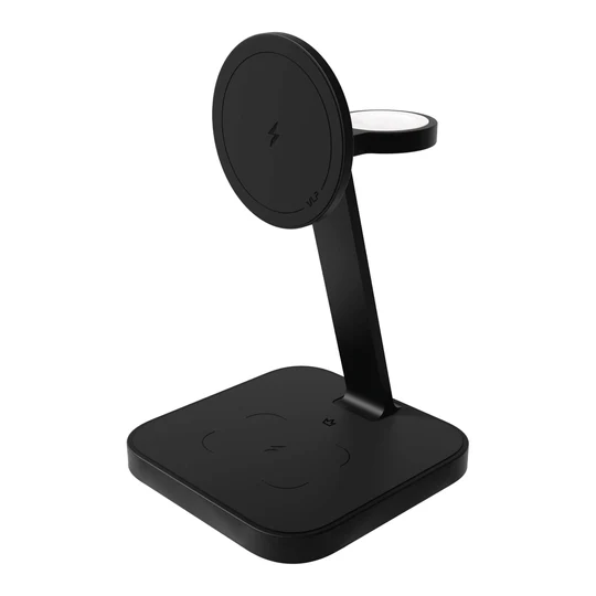 Беспроводное зарядное устройство VLP Unity Power 3in1 для Apple Чёрный титан