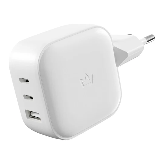 Сетевое зарядное устройство VLP G-Charge 65Вт USB-C+USB-C+USB-A, PD, QC Белый