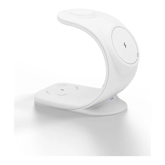 Беспроводное зарядное устройство VLP Powerstand 3in1 Qi2 для Apple Watch Белый