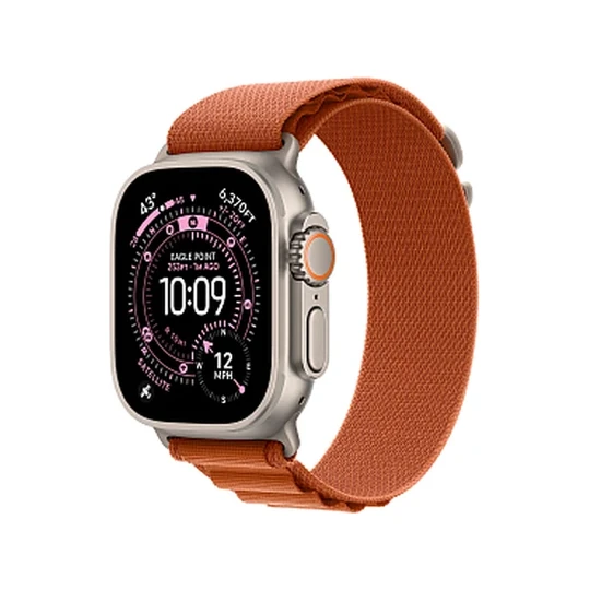 Apple Watch Ultra 3 GPS + Cellular, 49 мм, корпус из титана, ремешок Alpine Loop Терракотовый
