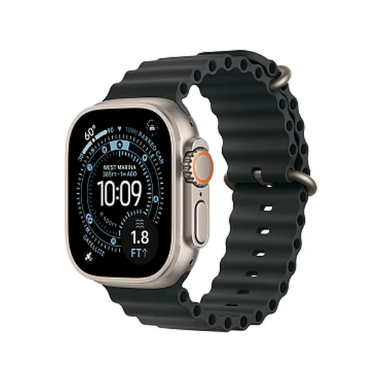 Apple Watch Ultra 3 GPS + Cellular, 49 мм, корпус из титана, ремешок Ocean Band Чёрный