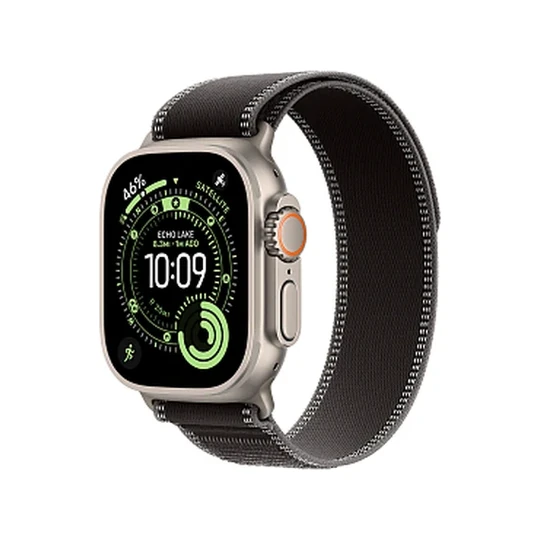 Apple Watch Ultra 3 GPS + Cellular, 49 мм, корпус из титана, ремешок Trail Loop Чёрный/Графит