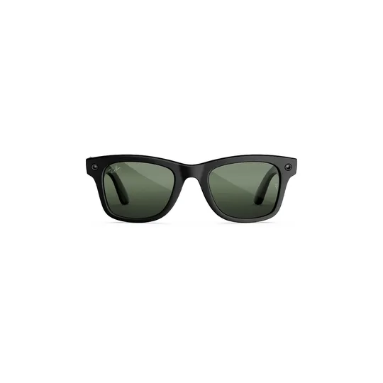 Умные очки Ray-Ban Wayfarer (Gen 3) Чёрный матовый, фотохромные Transitions графитово-зелёные, стандартный