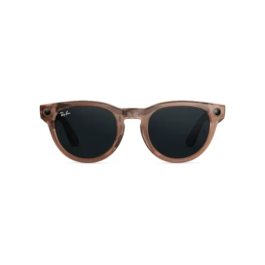 Умные очки Ray-Ban Headliner (Gen 2) Персиковый, фотохромные Transitions серые