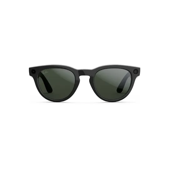 Умные очки Ray-Ban Headliner (Gen 2) Чёрный глянцевый, фотохромные Transitions графитово-зелёные