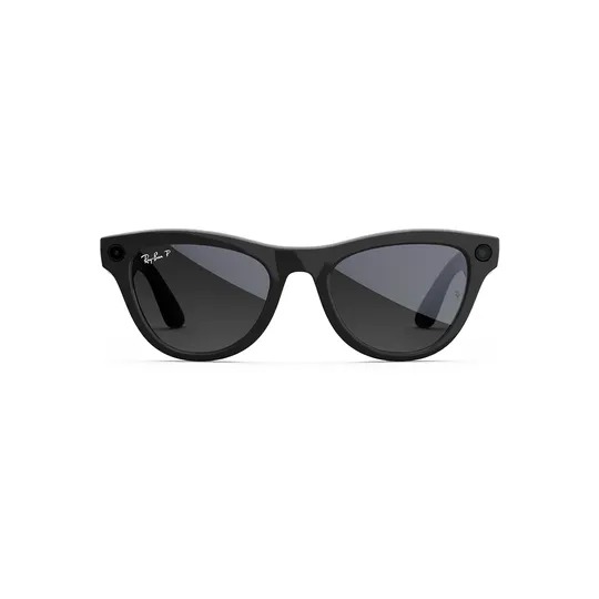Умные очки Ray-Ban Skyler (Gen 2) Чёрный глянцевый, поляризационные графитовые с градиентом